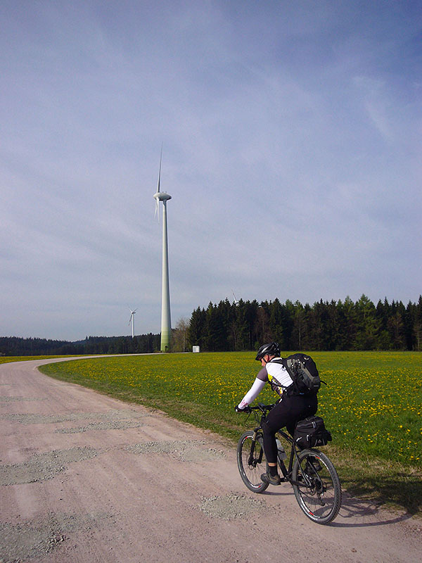 Die Windräder sind erreicht