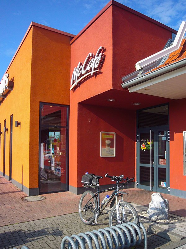 Frühstückspause hinter Germersheim