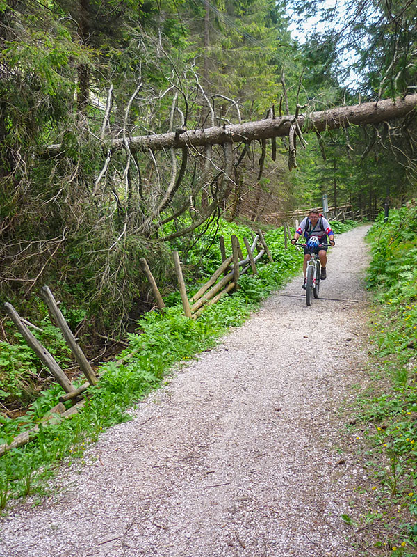 ... bevor wir in den Mühlenweg abbiegen