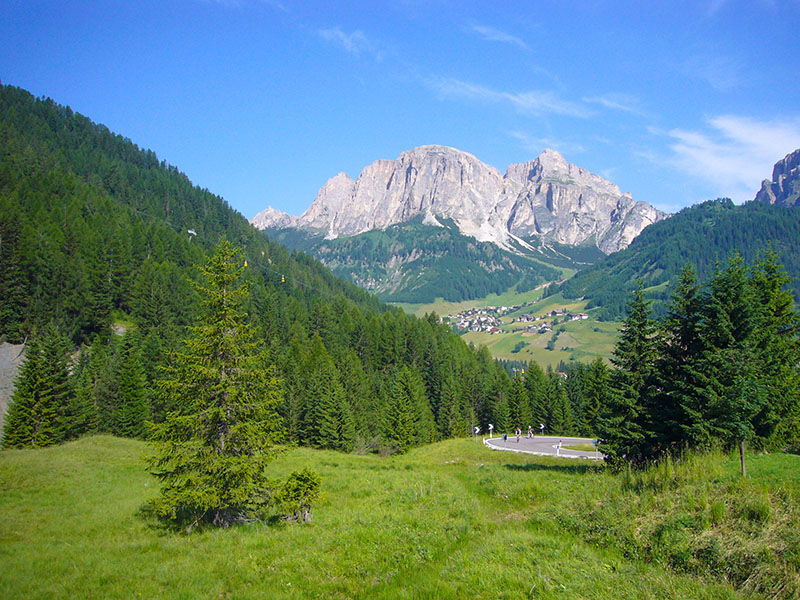 Blick ins Gadertal