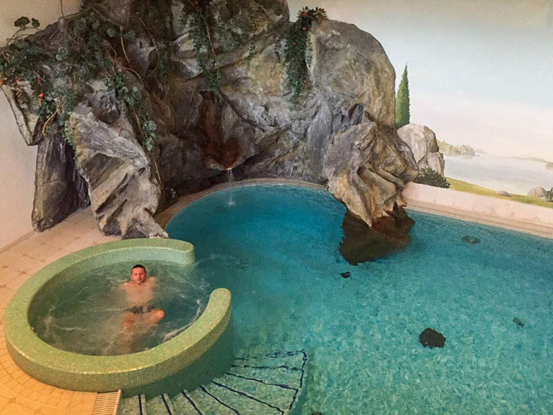Im Whirlpool kann man es aushalten