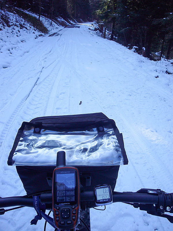 ... dann kam hartgefrorener Schnee