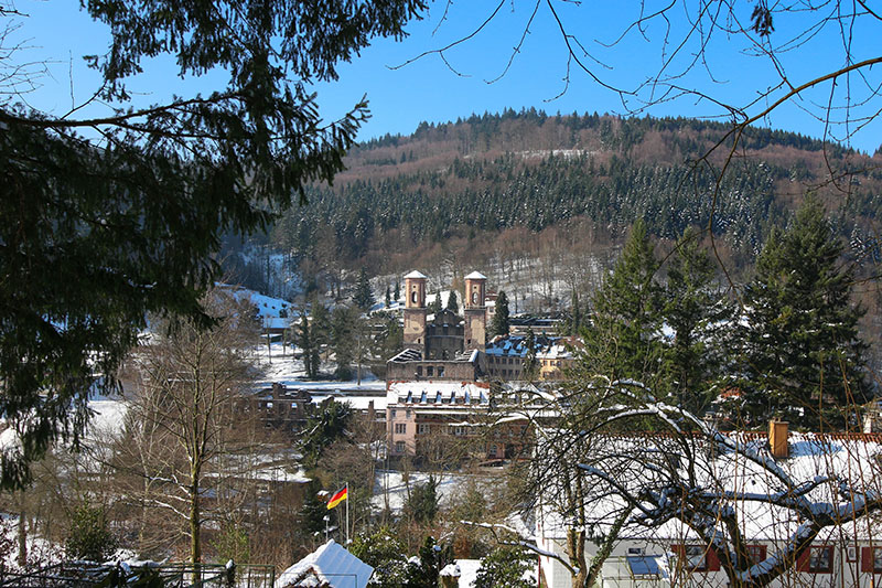 Frauenalb in der Wintersonne, fast wie letzte Woche ;-)