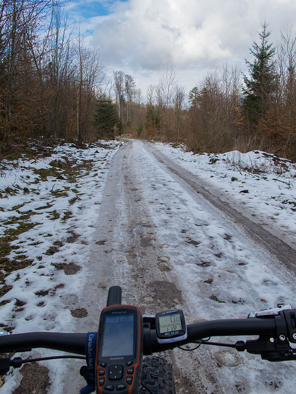 Zwischendurch lässt der Winter grüßen