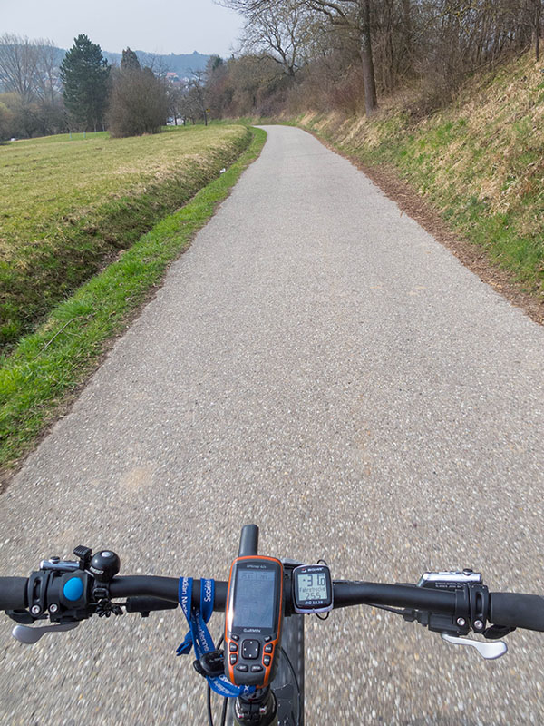 Eigentlich war ich heute viel zu oft auf Asphalt unterwegs :-(