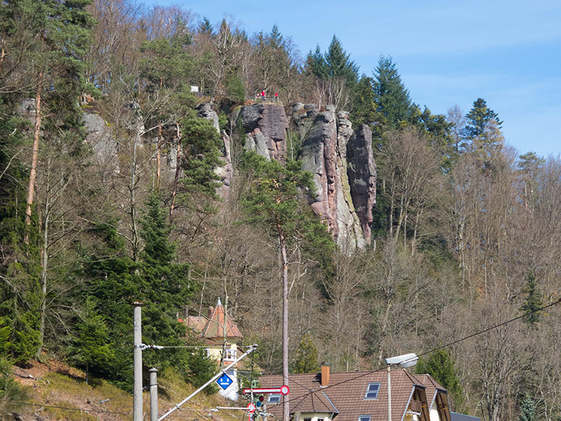 Der Falkenstein bei Bad Herrenalb