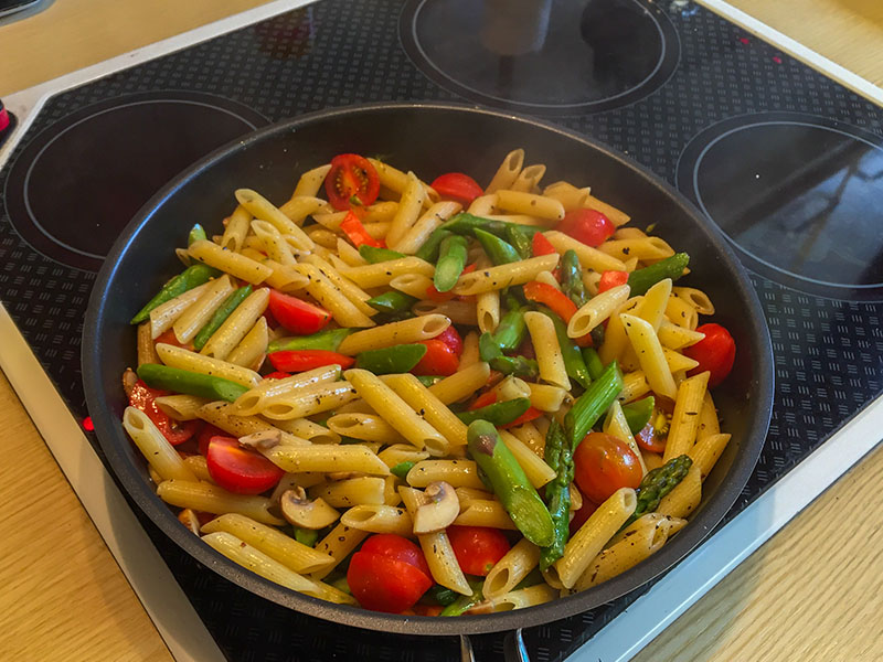 Was Gesundes gab es dann auch zu Essen ;-)