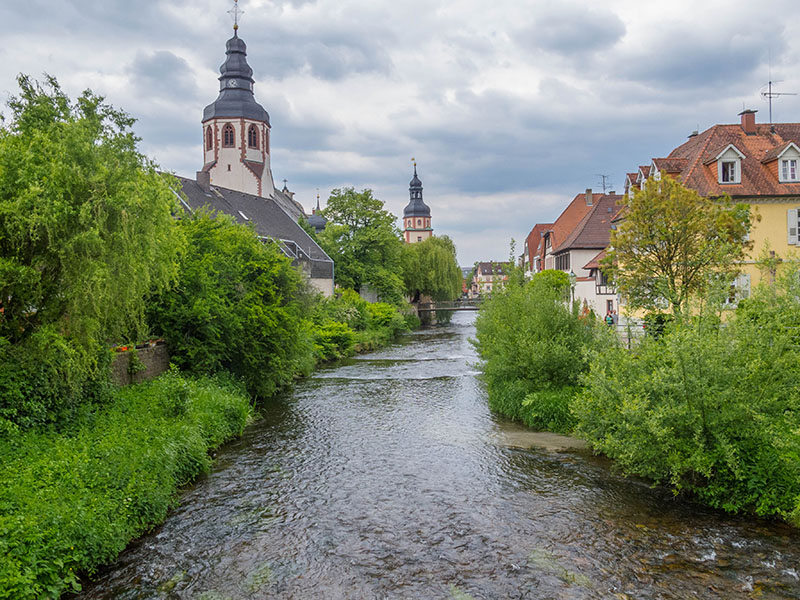 Die Alb bei Ettlingen, hier trennen sich unsere Wege