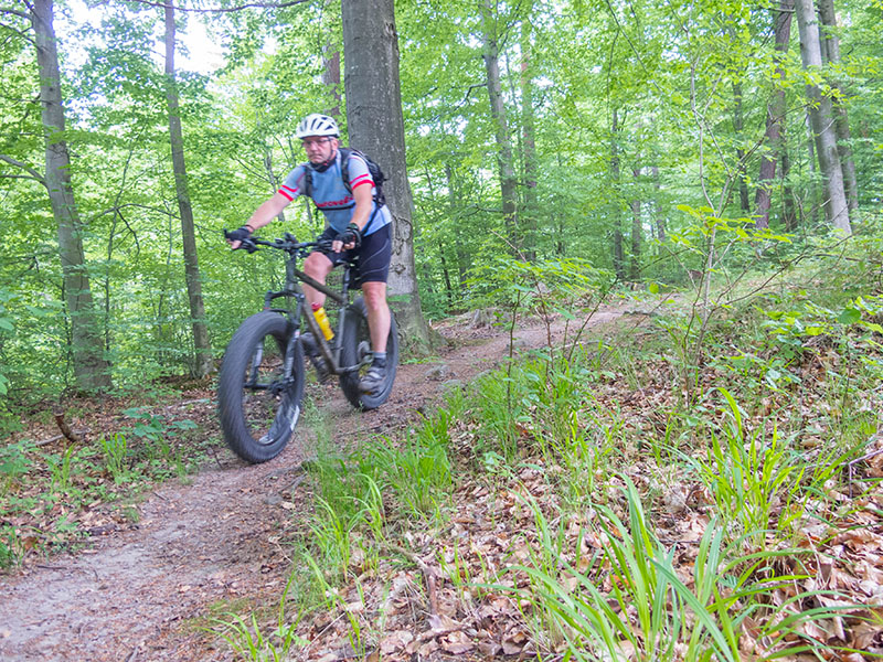Und nochmal schnell den Trail von heute Morgen runtergedüst ;-)