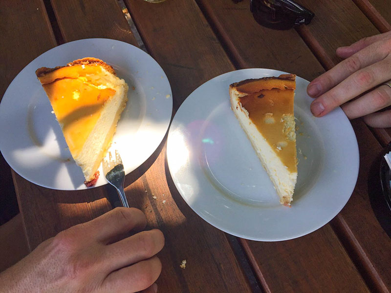Als Belohnung gibt es in Bad Herrenalb Kuchen ...