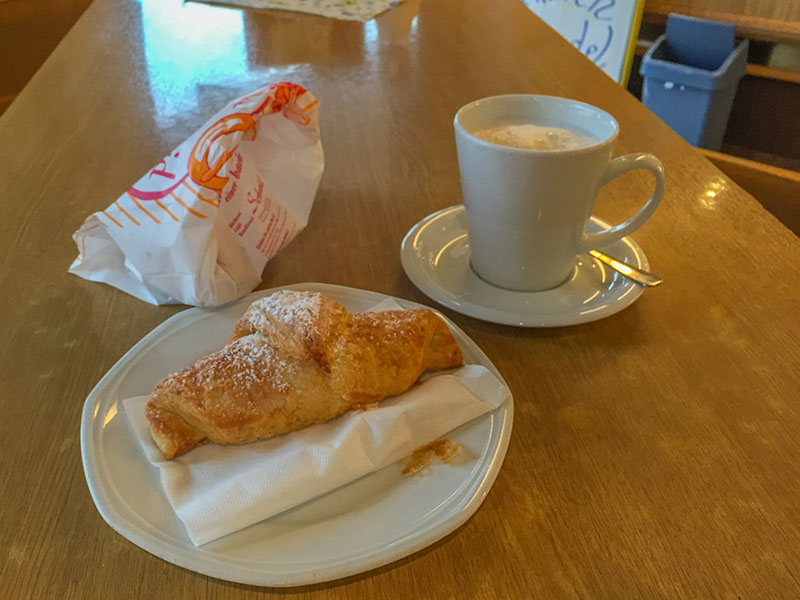 Das obligatorische Frühstück in Nesselwang