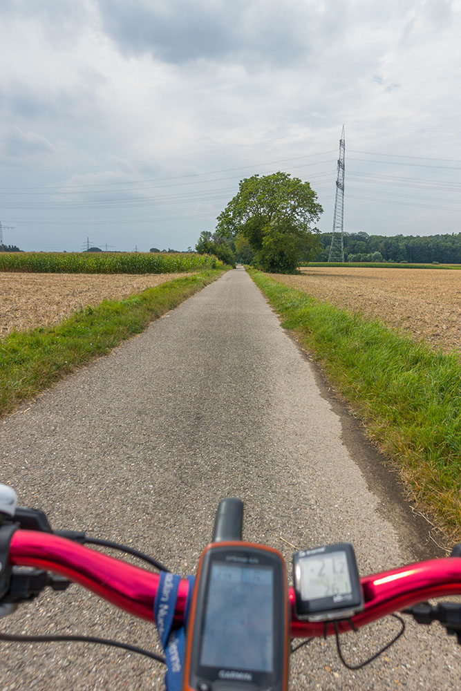 Die ersten Kilometer ...