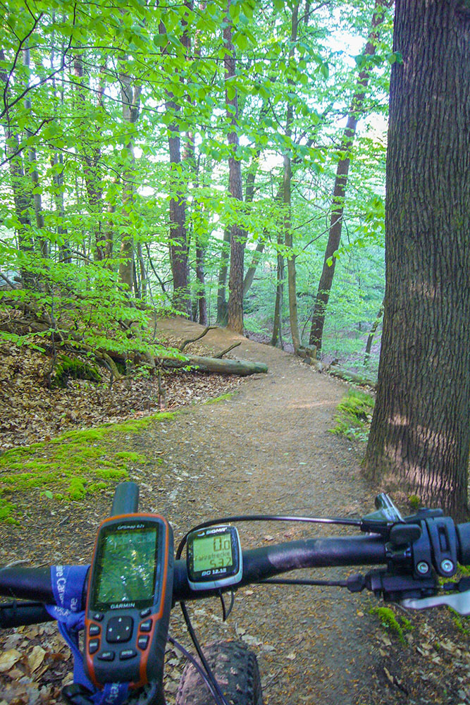 Es geht fast immer durch den Wald