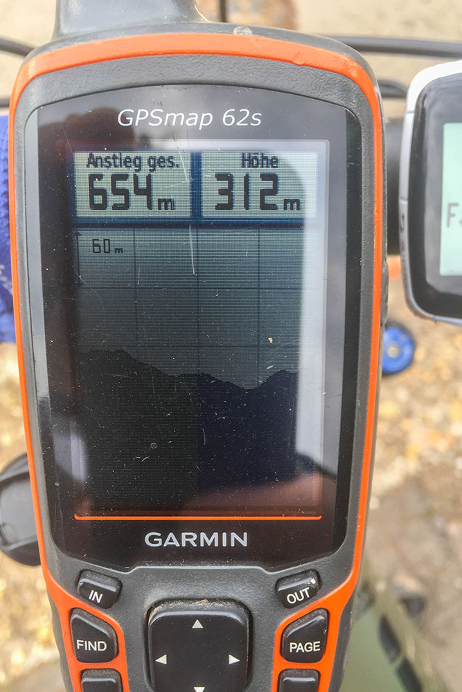650 hm stecken in den Beinen ...
