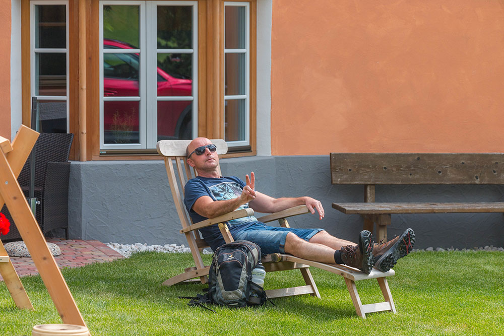 Vom Training zurück und bereit zum Wandern