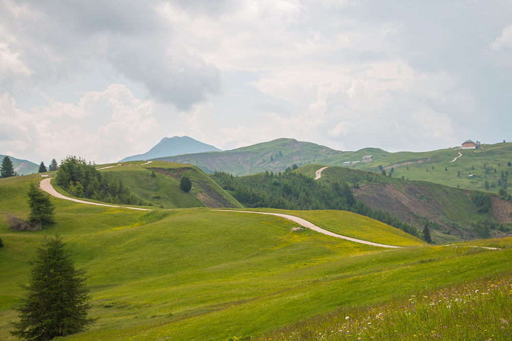 Wanderweg über das Plateau