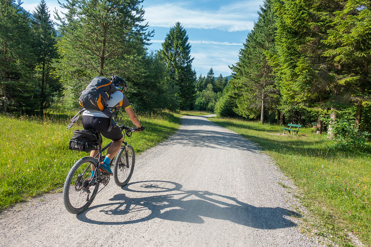 Auf dem Weg von Mittenwald nach Scharnitz ...