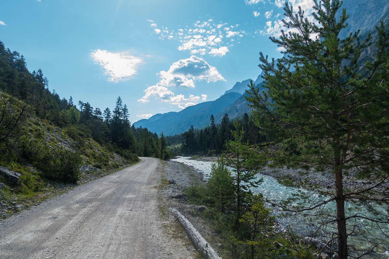 Auf dem Isarradweg 
