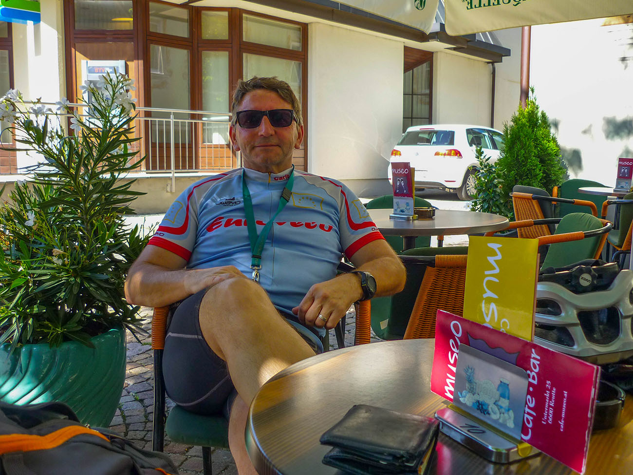 Rast in Reutte, wie bei jeder Alpentour ;-) 