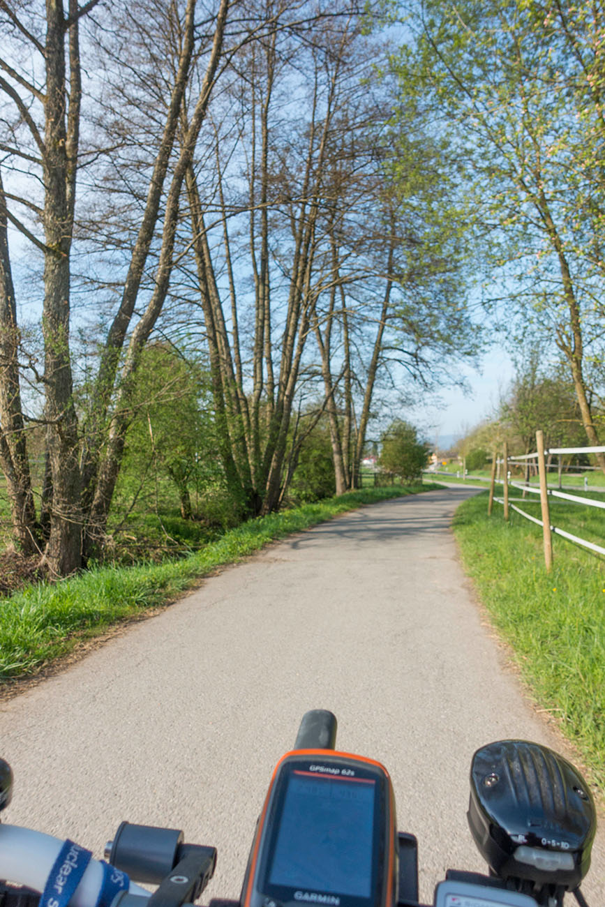 Das schöne Wetter lockt zum Radeln 