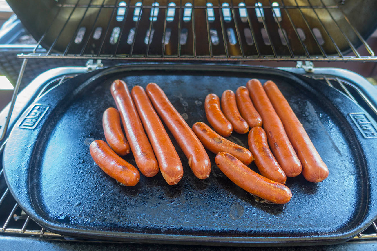 Grillwürste nach der Tour ;-) 