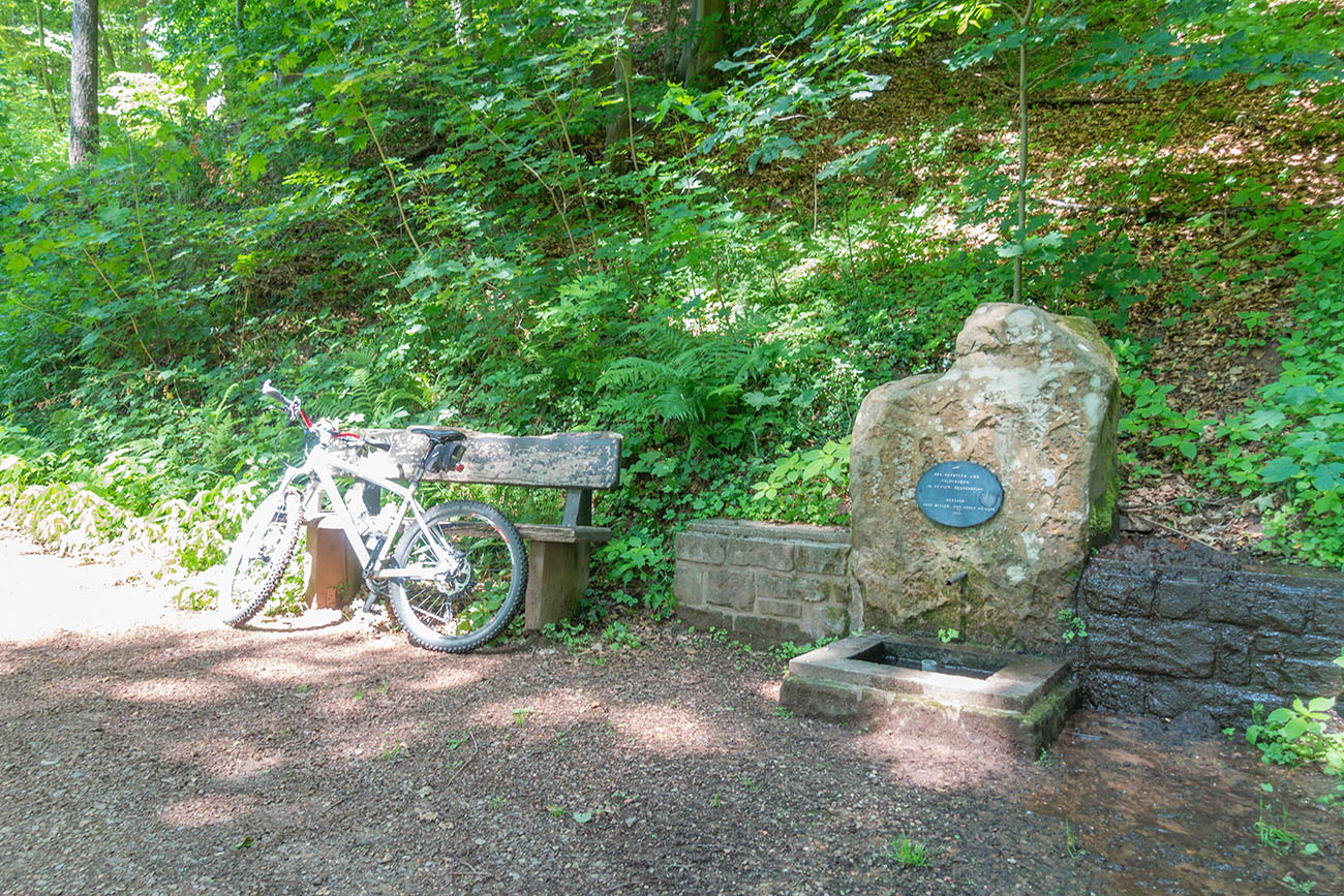 Ein den Förstern und Holzhauern gewidmeter Brunnen ... 