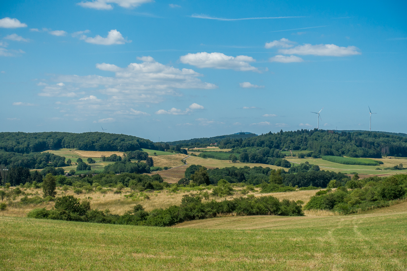 Saarländische Hügellandschaft