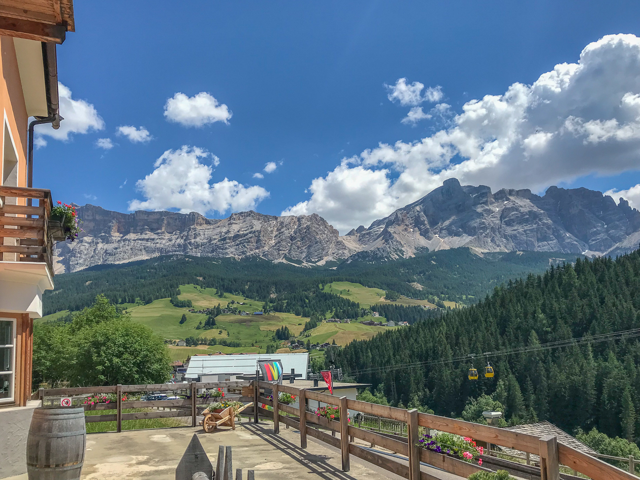 Ausblick von der Terrasse
