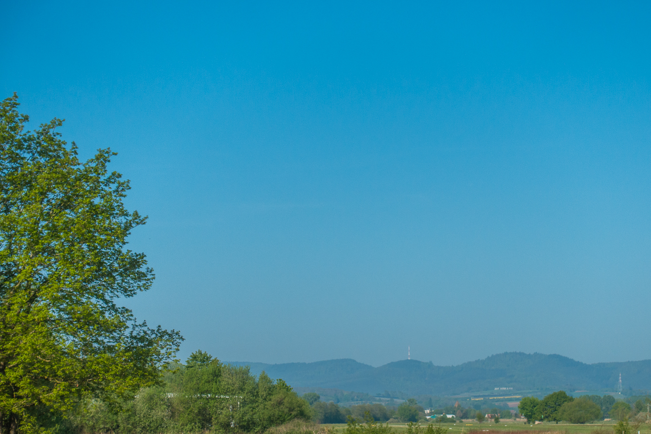 Da hinten warten die Höhenmeter auf mich