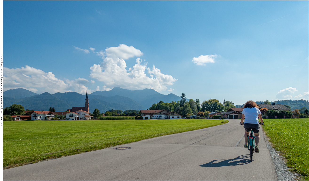 Auf der Straße bei Übersee