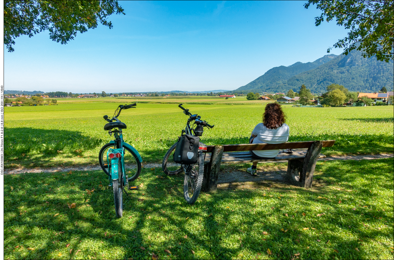 ... machen wir eine letzte Rast im Schatten ...