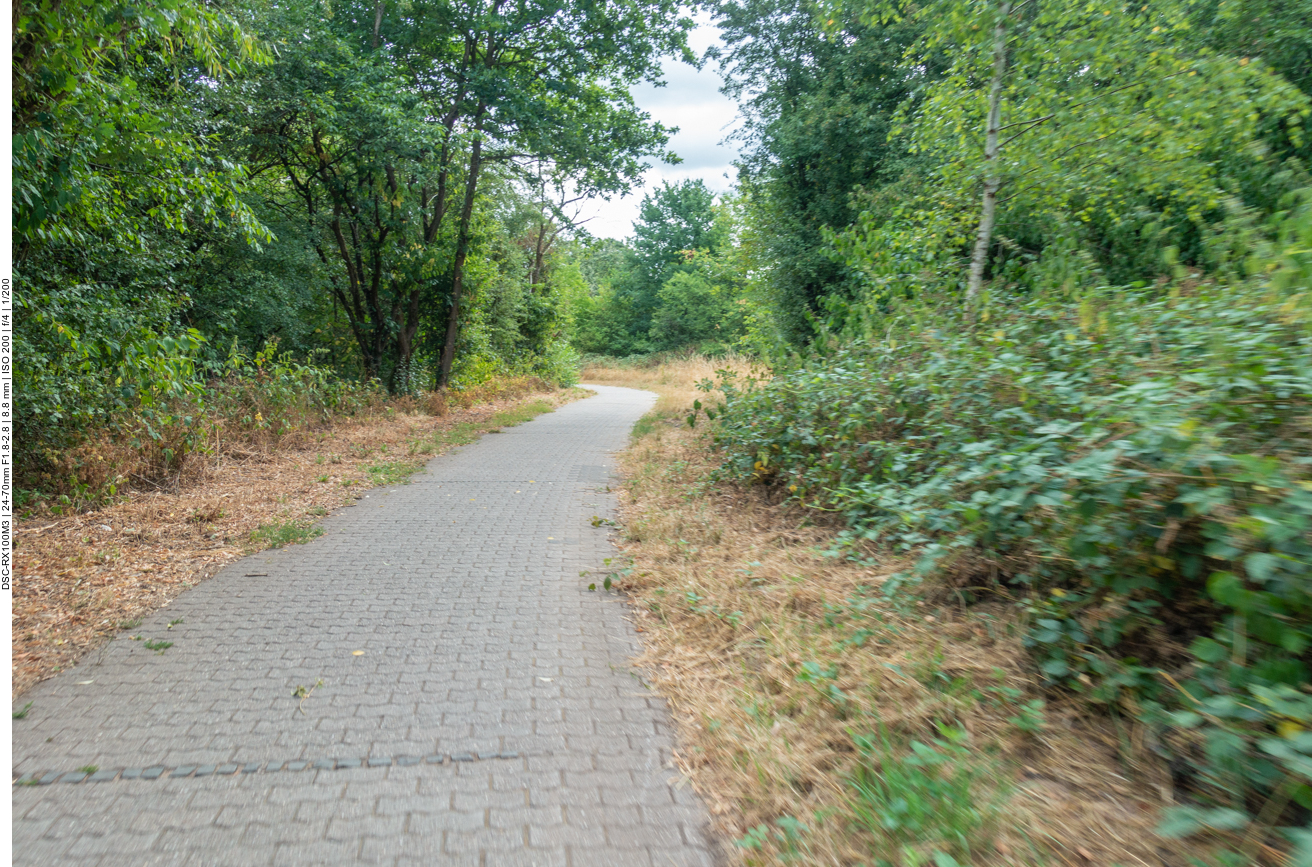 Endlich aus der Stadt draußen
