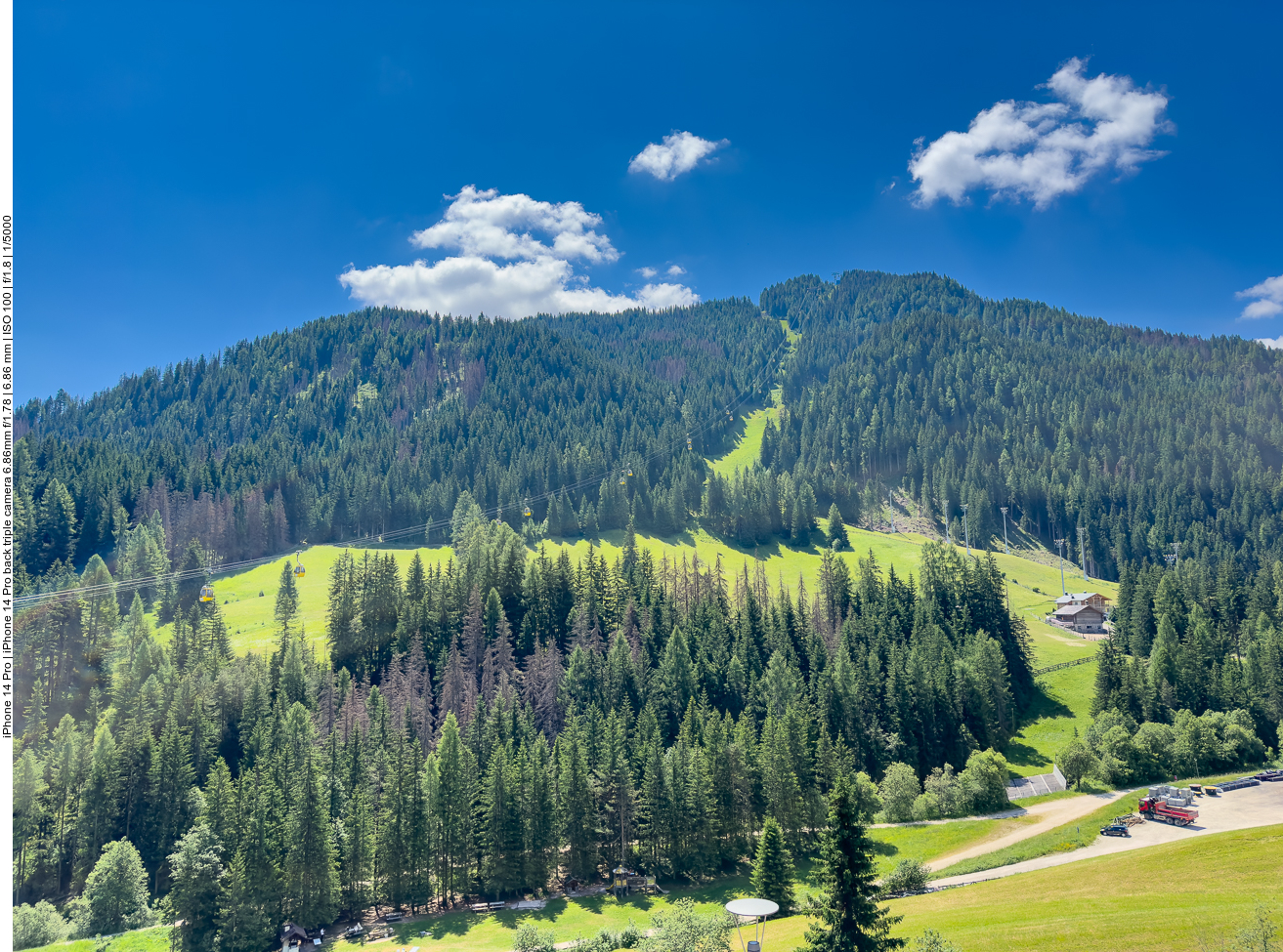Blick von unserem Balkon 