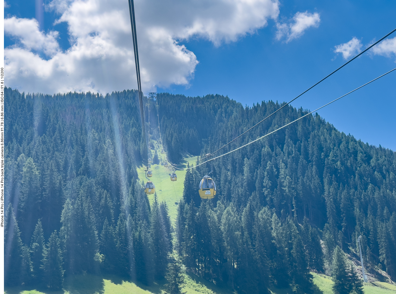 Die Scheiben sind leider von den Skispitzen zerkratzt 