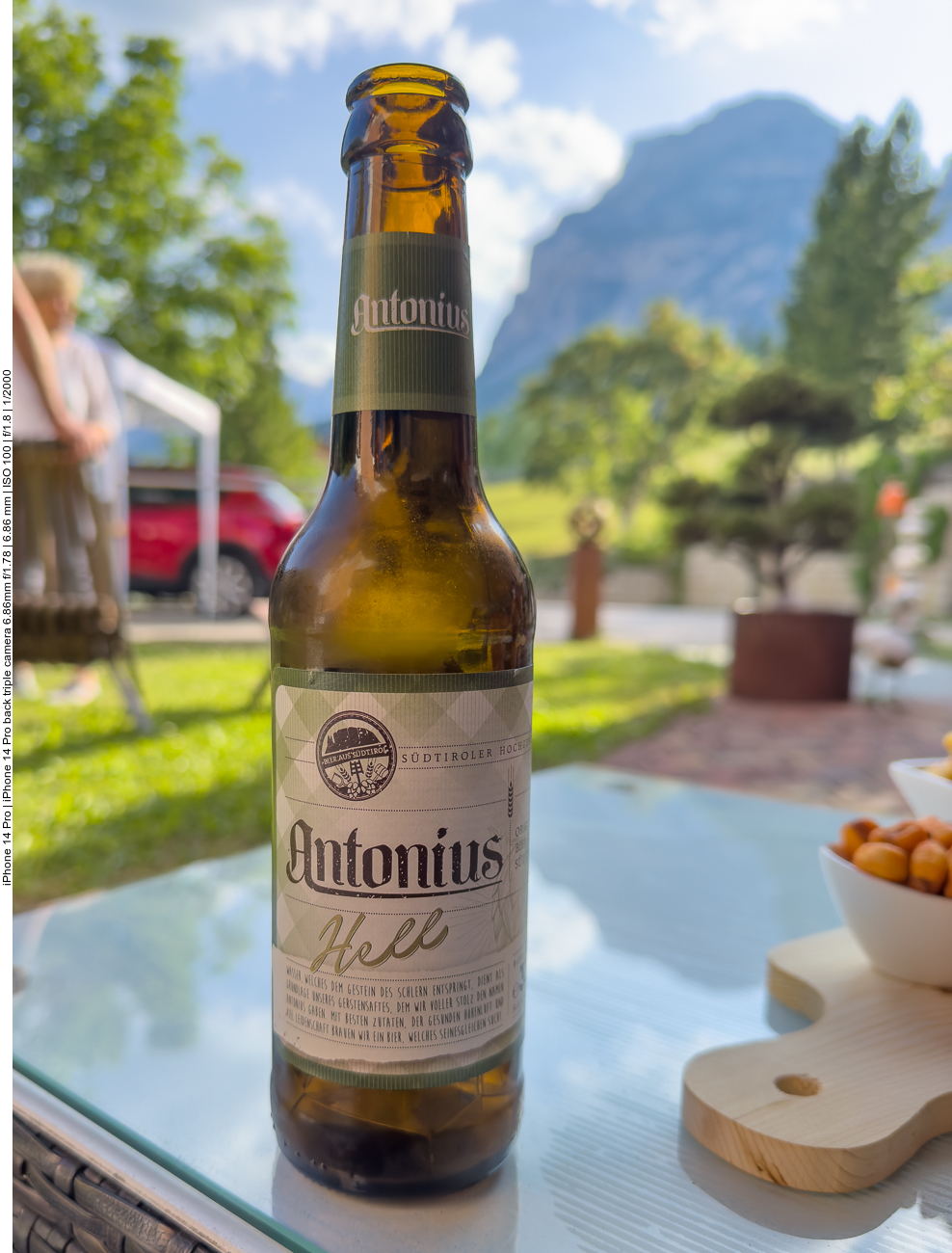 Natürlich ein Südtiroler Bier 