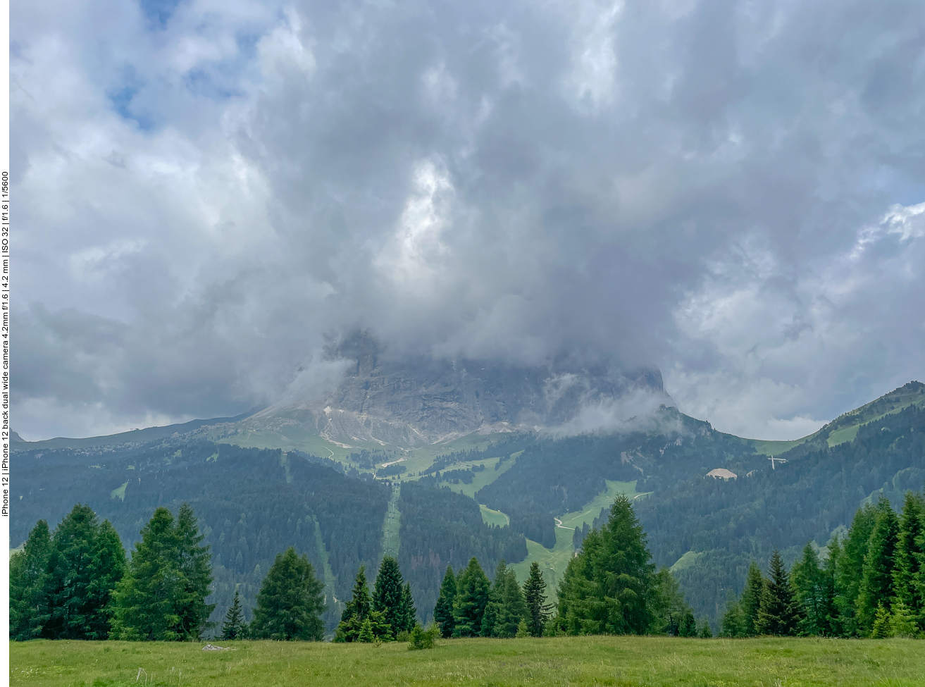 ... der Berg ist durch Wolken verdeckt 