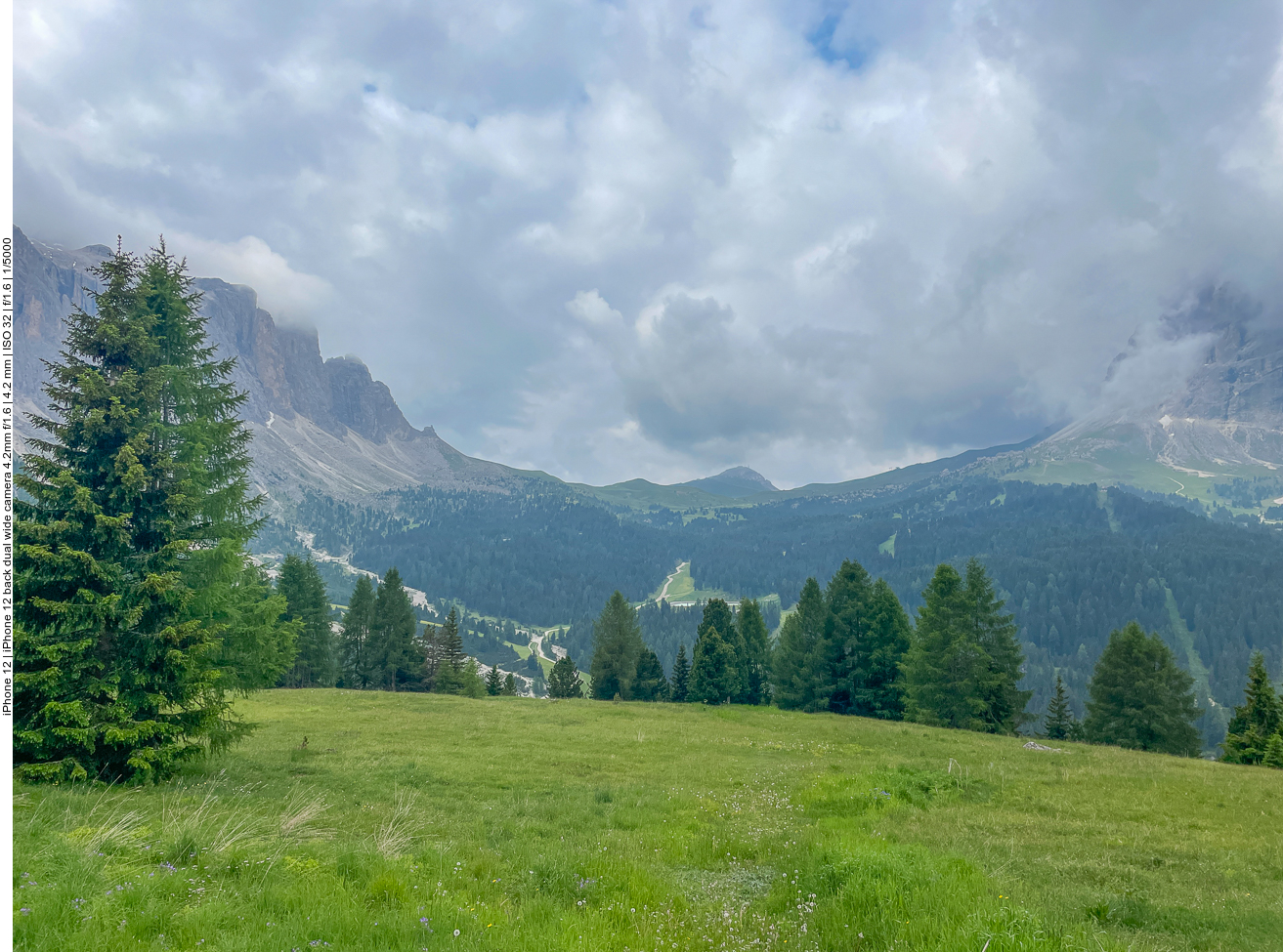 Nun fahren wir wieder zum Grödner Joch hinauf 