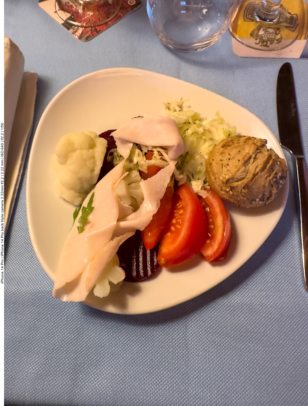 Beim Abendessen ... 