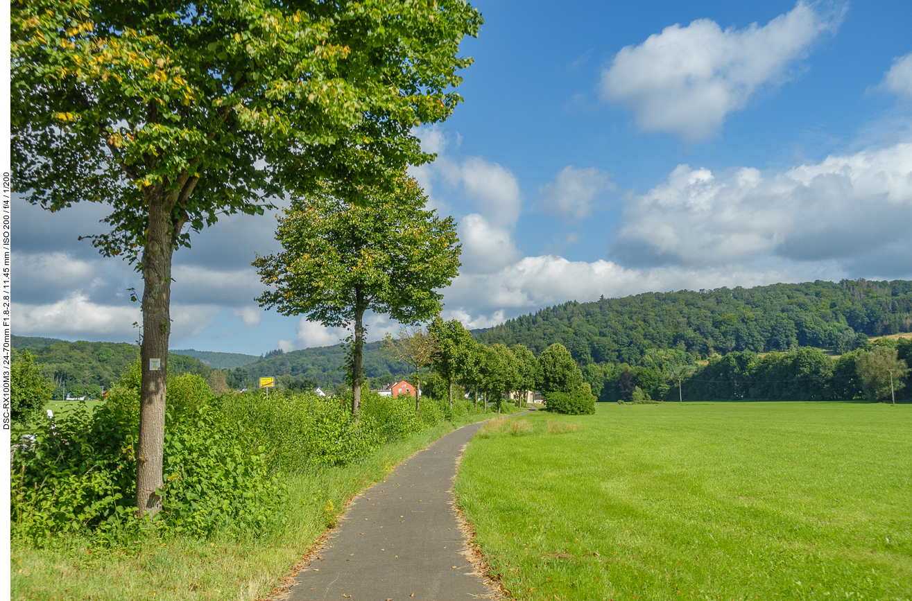 Radweg ist angenehmer