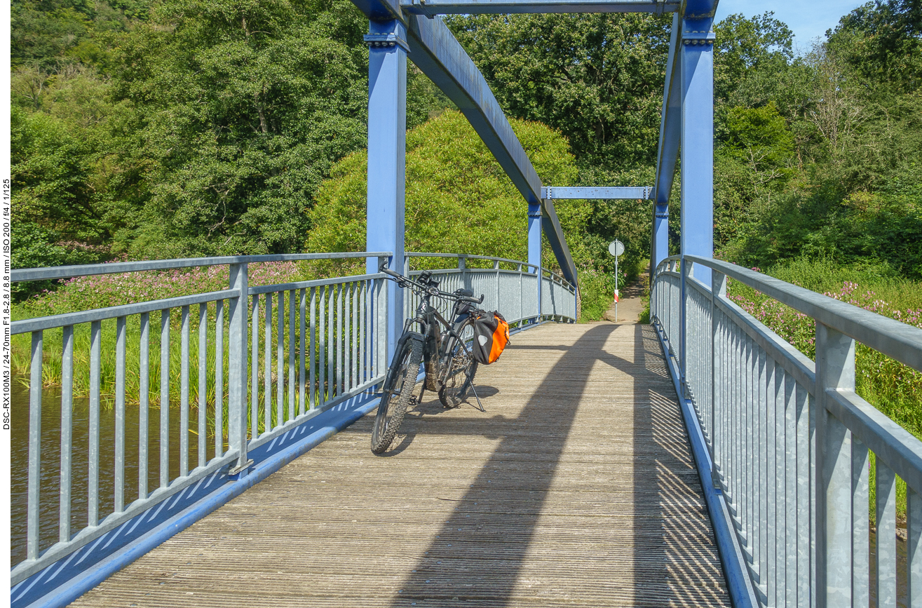 Auf der Brücke über die Nahe