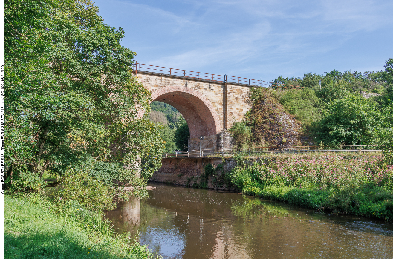 Eisenbahnbrücke über die ...