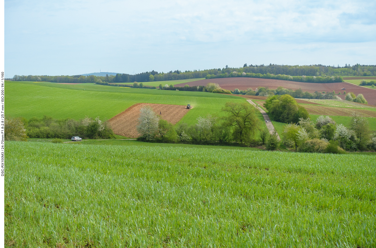 Bauer beim Pflügen