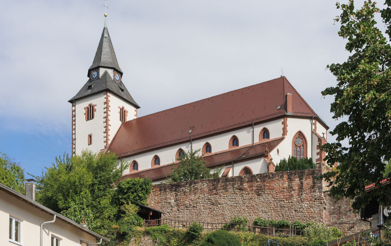 Die r&ouml;misch-katholische Liebfrauenkirche in Gernsbach