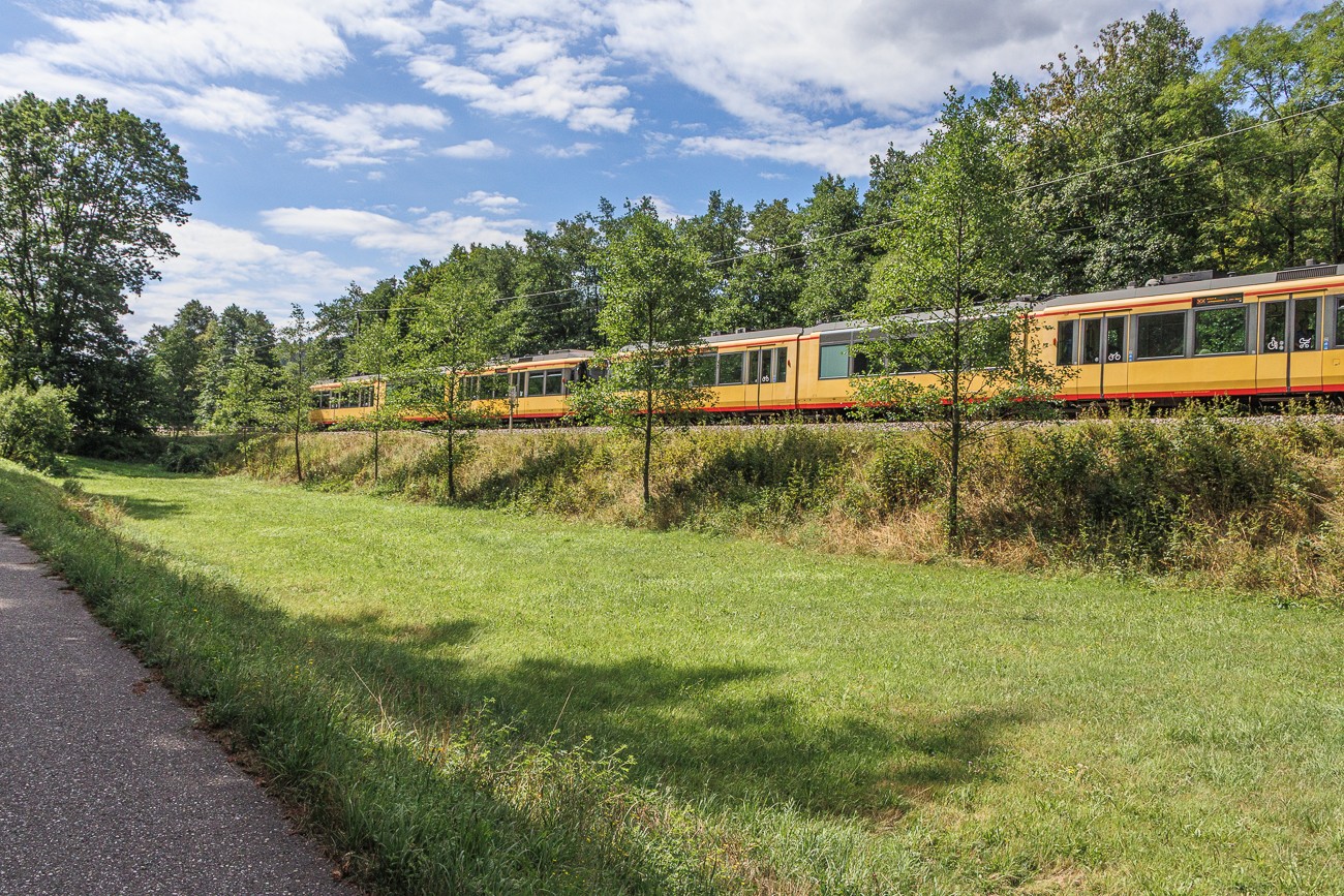 Mit der Stadtbahn wären wir schneller gewesen ;-)