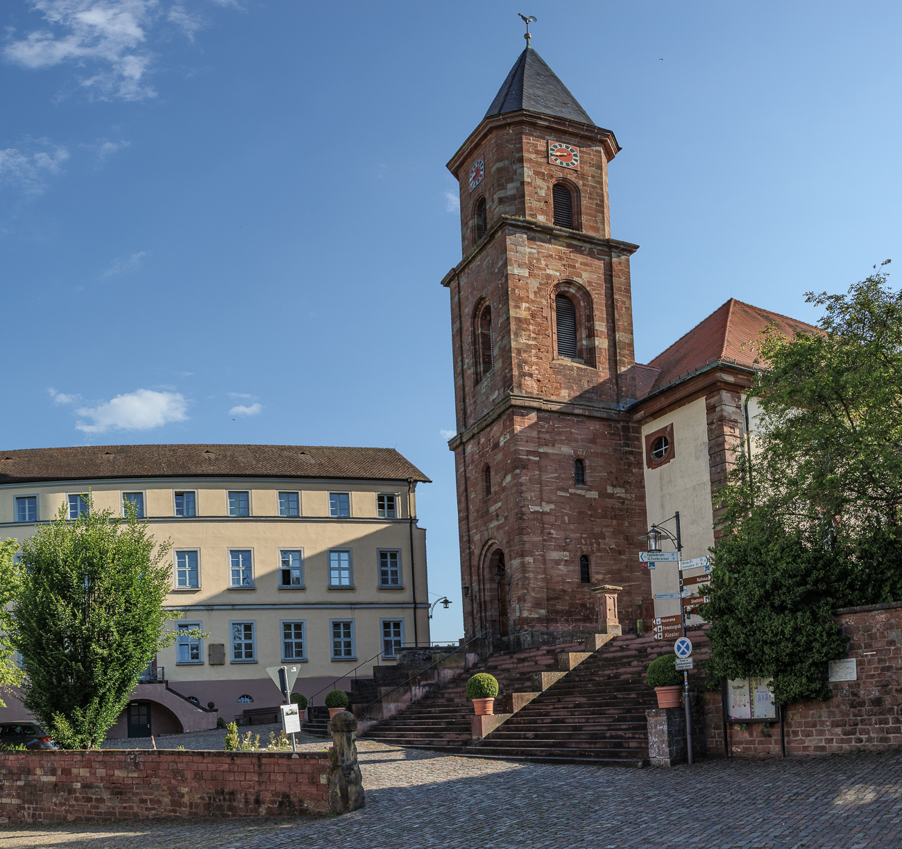 Das historische Kloster Hornbach, dessen Ursprünge auf das Jahr 741 zurückgehen