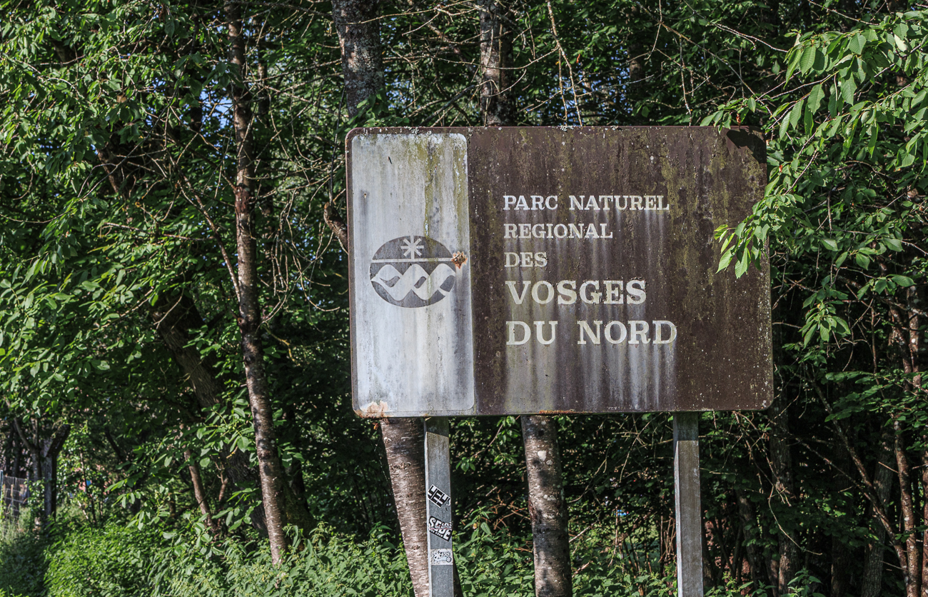Hier überfahre ich die Grenze nach Frankreich