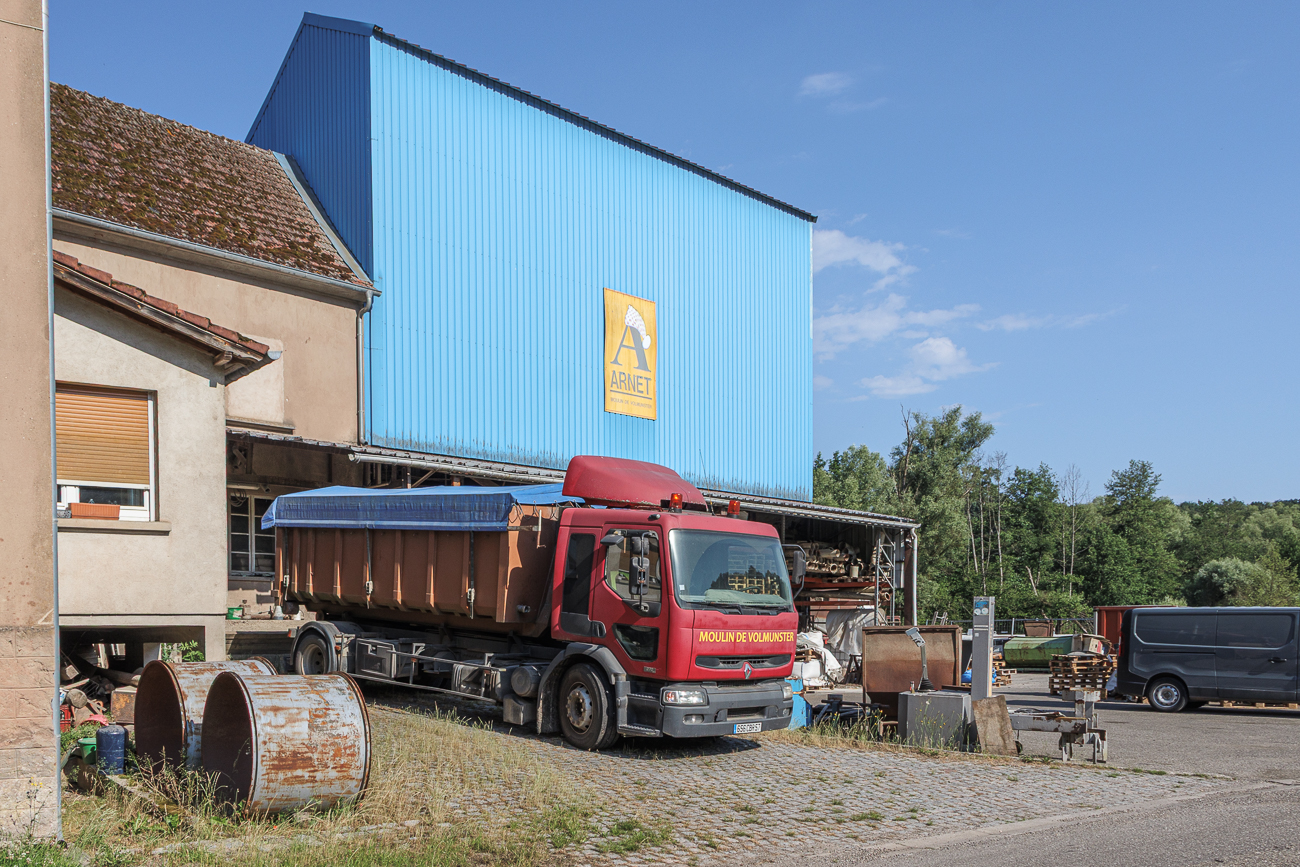 Bald darauf erreiche ich die Moulin de Volmunster