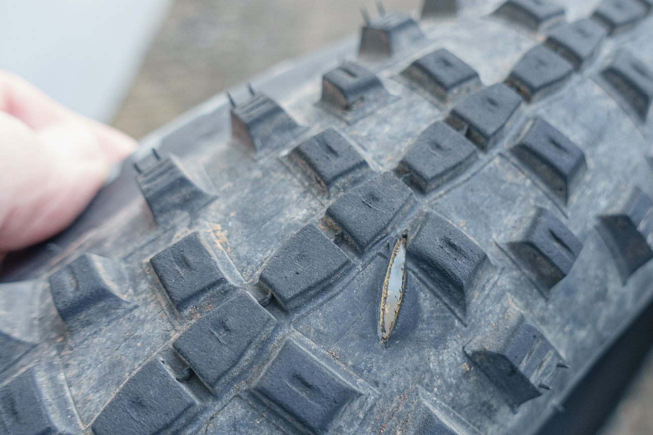 Nach dem die gestrige Radtour wegen eines Risses im hinteren Mantel abgebrochen werden musste ...