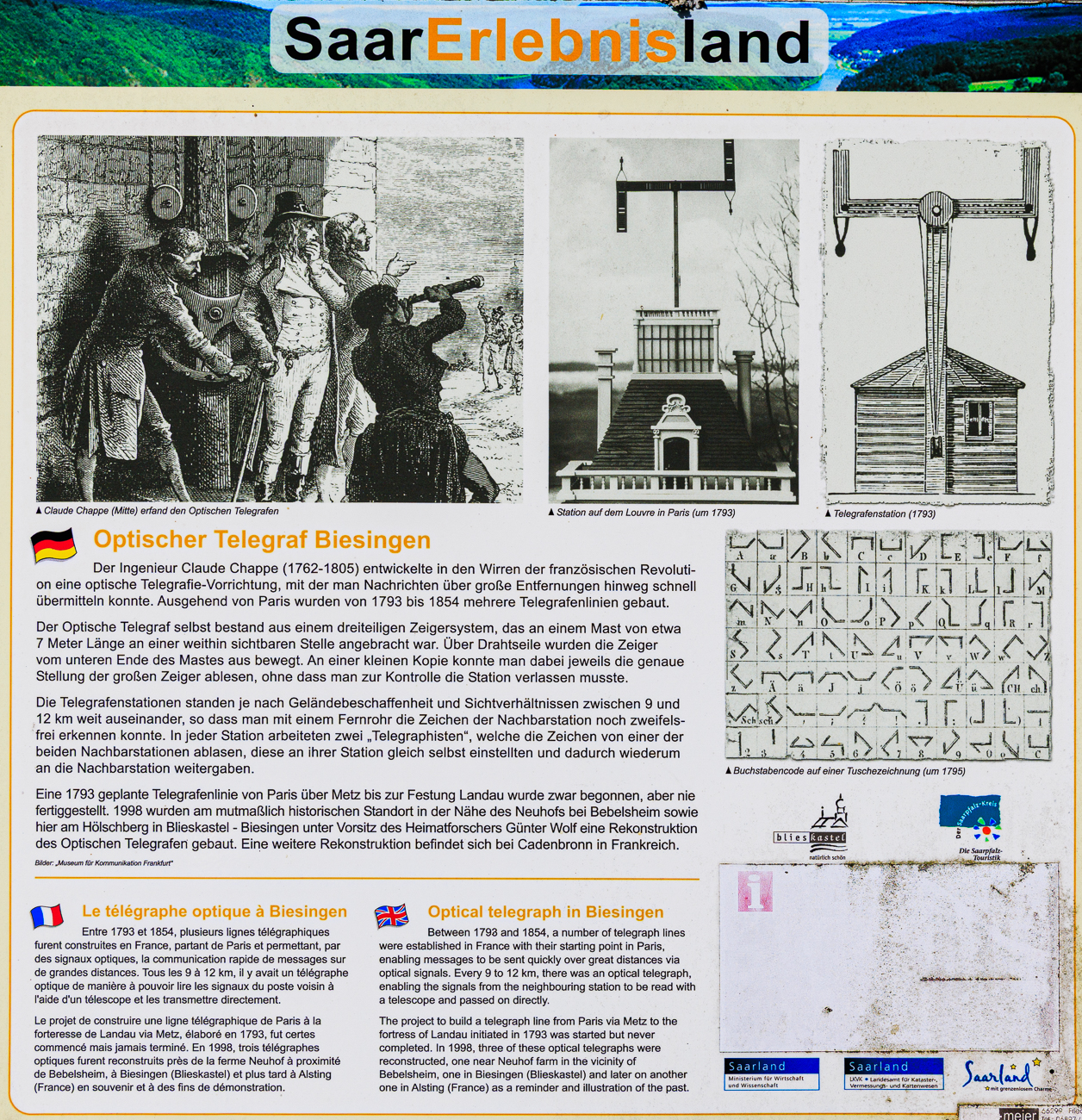 Infos zum optischen Telegraf