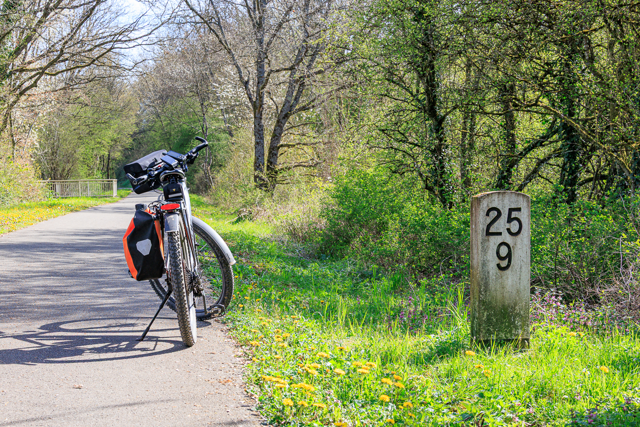 ... entlang des Bahntrassenweges nach Blieskastel